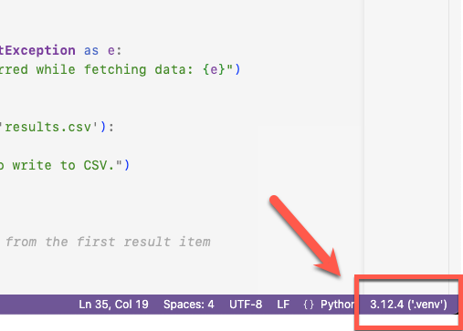 Configure Python environment